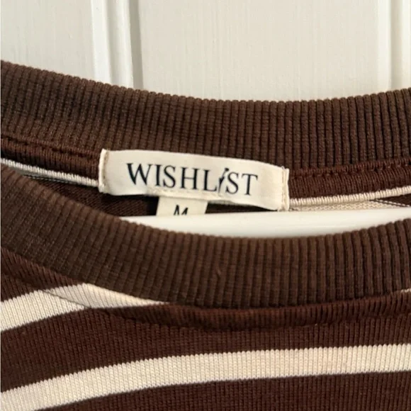 Wishlist Brown Striped Top - Picture 2 of 2